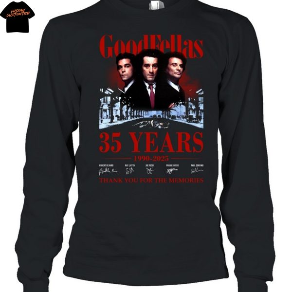 Good Fellas 35 Years 1990-2025 Signature Thank You For The Memories Unisex T-Shirt
