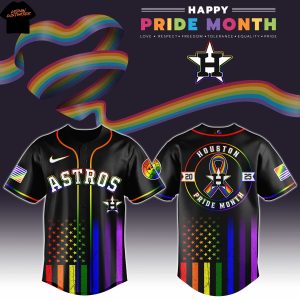 Houston Astros Special Pride Month Baseball Jersey