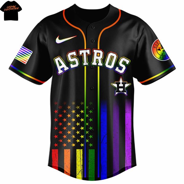 Houston Astros Special Pride Month Baseball Jersey