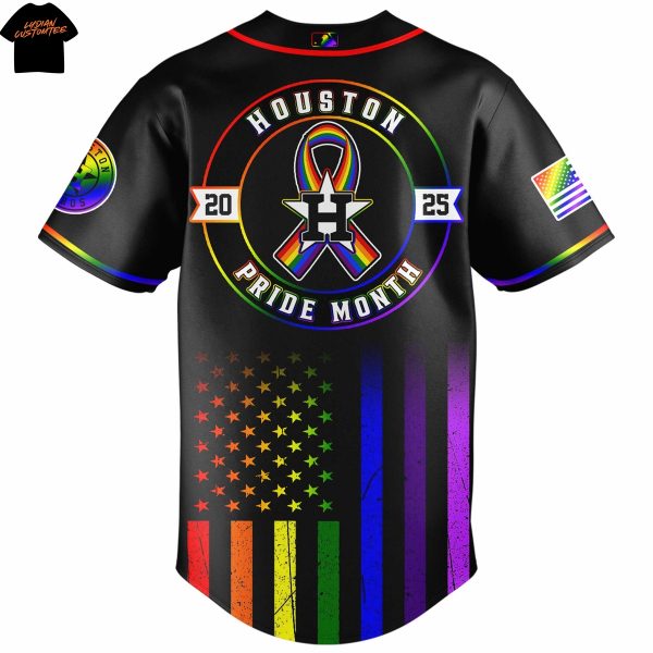 Houston Astros Special Pride Month Baseball Jersey