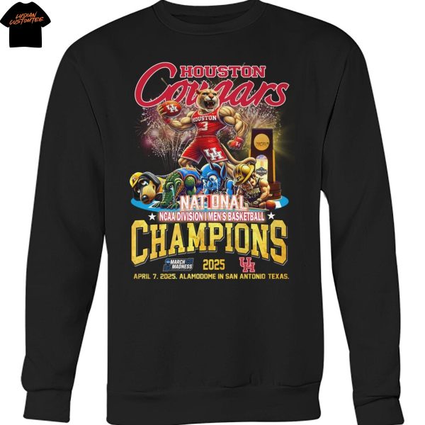 Houston Cougars Nation NCAA Division I Men Basketball Champions 2025 Unisex T-Shirt