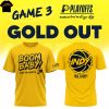 Indiana Pacers Boom Baby 2025 Playoffs 3D T-Shirt – White