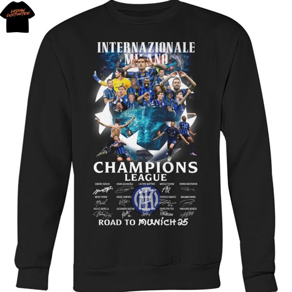 Inter Milan Champions League Signature Unisex T-Shirt