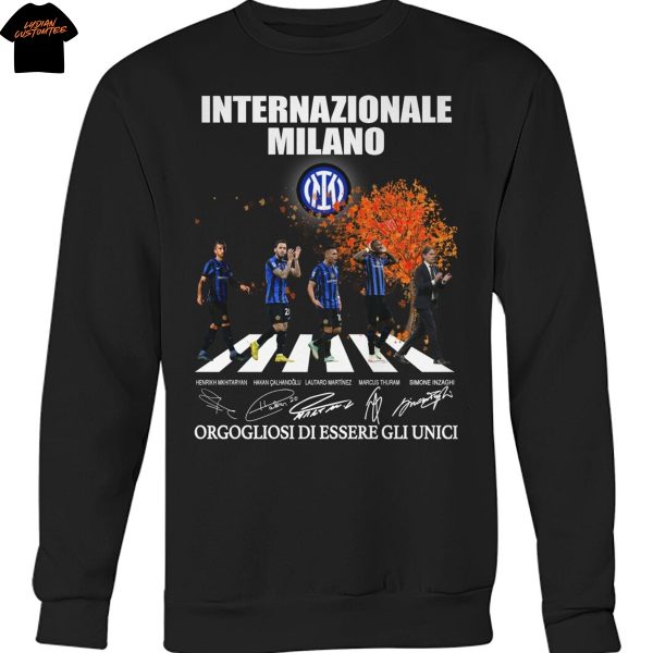 Internazionale Milano Signature Orgogliosi Di Essere Gli Unici Unisex T-Shirt