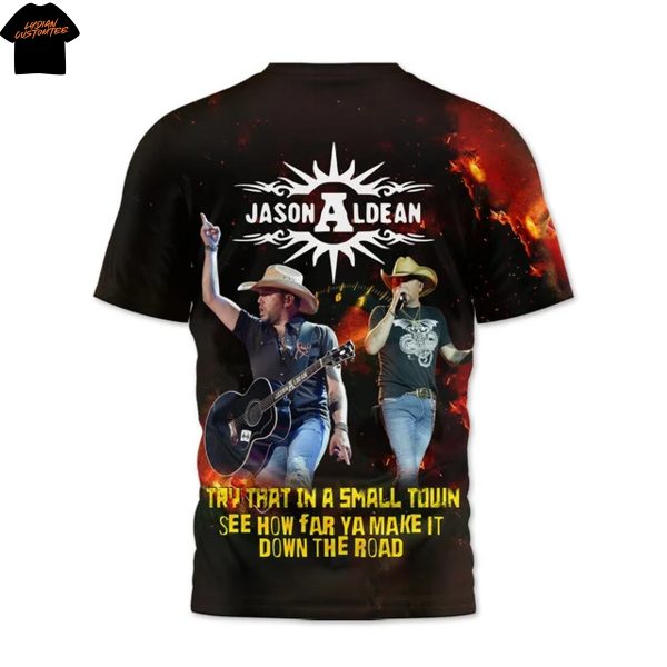 Jason Aldean Full Throttle Tour 2025 3D T-Shirt