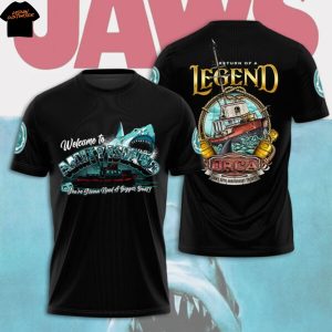 Jaws Return Of A Legend Welcome To Amity Island 3D T-Shirt