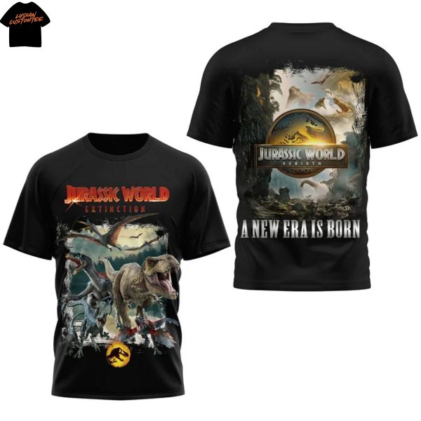 Jurassic World Exhibition A New Era Is Born 3D T-Shirt