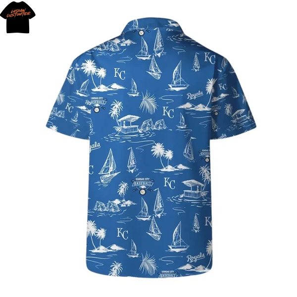 Kansas City Royals Summer Coconut Hawaiian Shirt – Blue