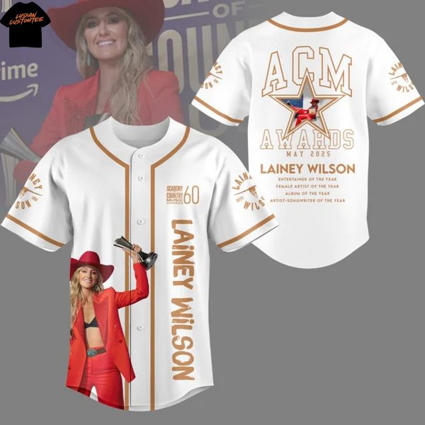 Lainey Wilson ACM Awards May 2025 Baseball Jersey