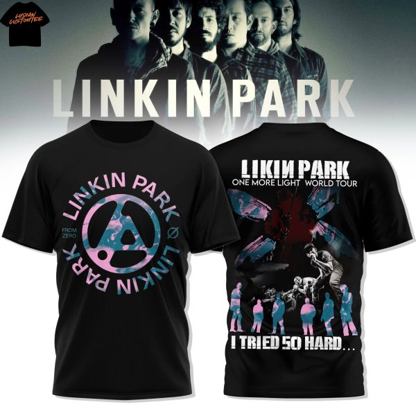 Linkin Park One More Light World Tour I Tried 50 Hard 3D T-Shirt