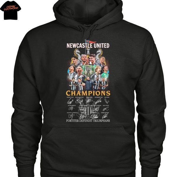 Newcastle United Champions Signature Fortiter Defendit Triumphans Signature Unisex T-Shirt