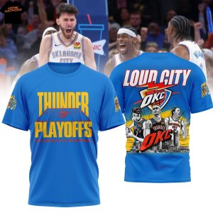 Oklahoma City Thunder Playoff 2025 3D T-Shirt