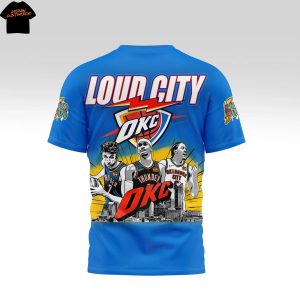 Oklahoma City Thunder Playoff 2025 3D T-Shirt