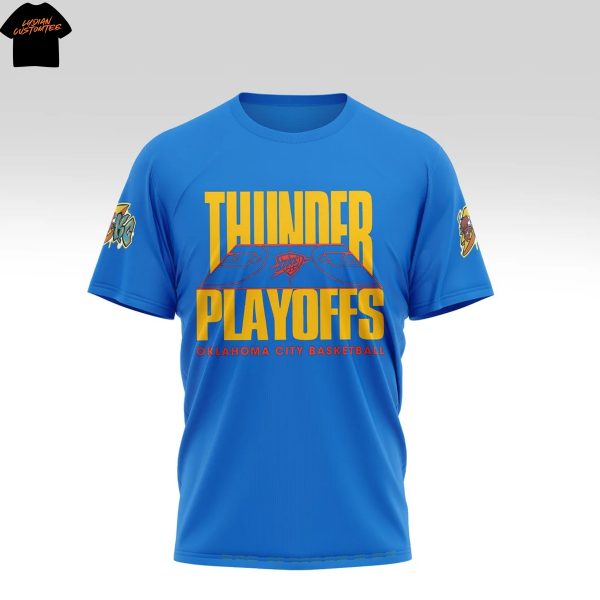Oklahoma City Thunder Playoff 2025 3D T-Shirt