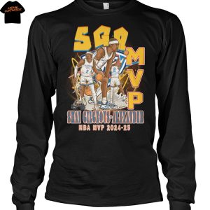 Oklahoma City Thunder Shai Gilgeous-Alexander NBA MVP 2024-25 Unisex T-Shirt