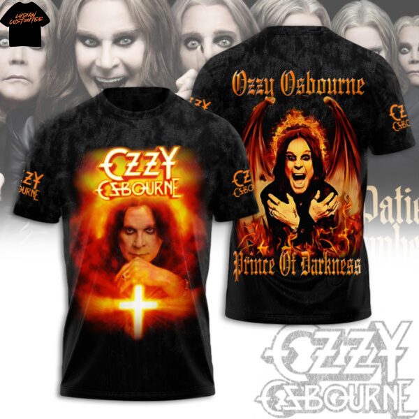 Ozzy Osbourne Prince Of Darkness 3D T-Shirt