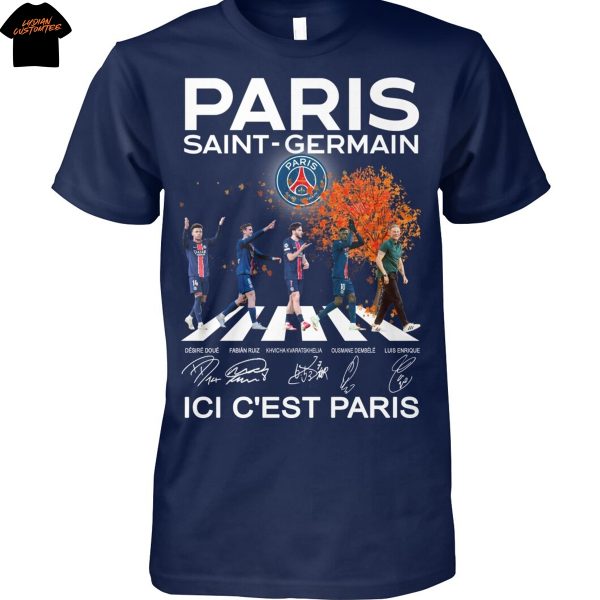 Paris Saint-Germain Ici Cest Paris Signature Unisex T-Shirt