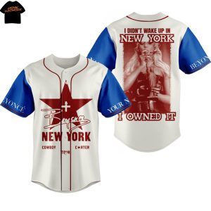 Personalized Beyonce New York Cowboy Carter Baseball Jersey