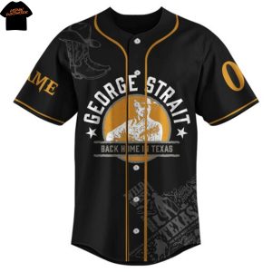 Personalized George Strait Amarillo By Morning Baseball Jersey
