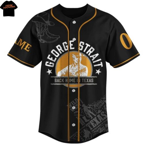 Personalized George Strait Amarillo By Morning Baseball Jersey