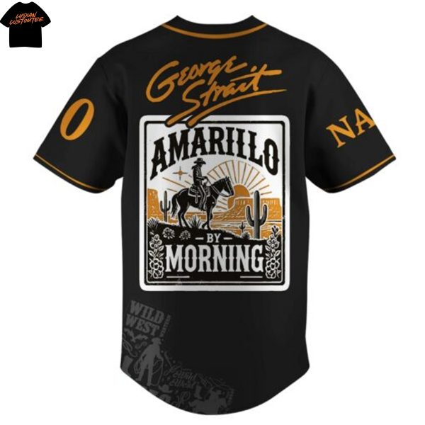 Personalized George Strait Amarillo By Morning Baseball Jersey