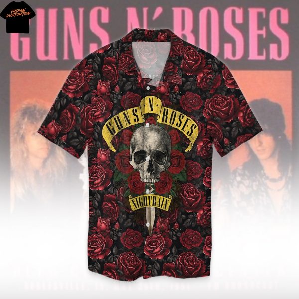 Personalized Guns N Roses Flower Hawaiian Shirt