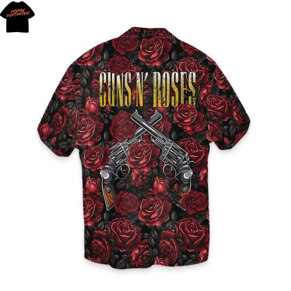 Personalized Guns N Roses Flower Hawaiian Shirt
