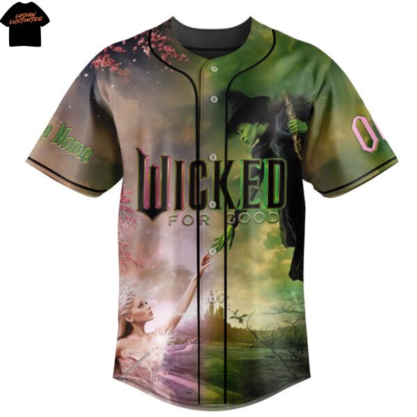 Personalized Wicked For Good Baseball Jersey