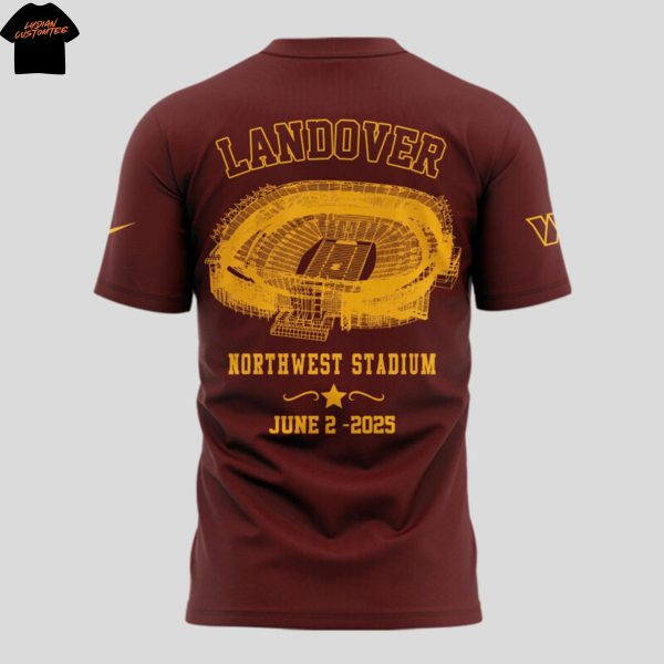 Post Malone Big Ass Stadium Tour x Washington Commanders 3D T-Shirt