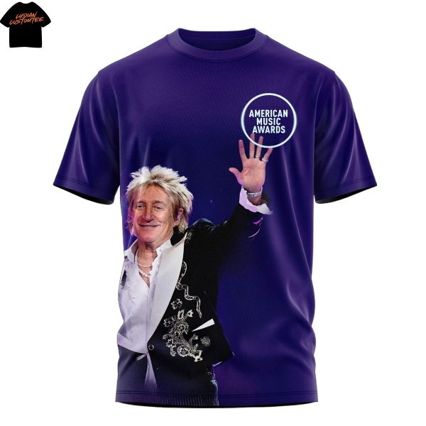 Rod Stewart American Music Awards Lifetime Achievement Award 2025 3D T-Shirt