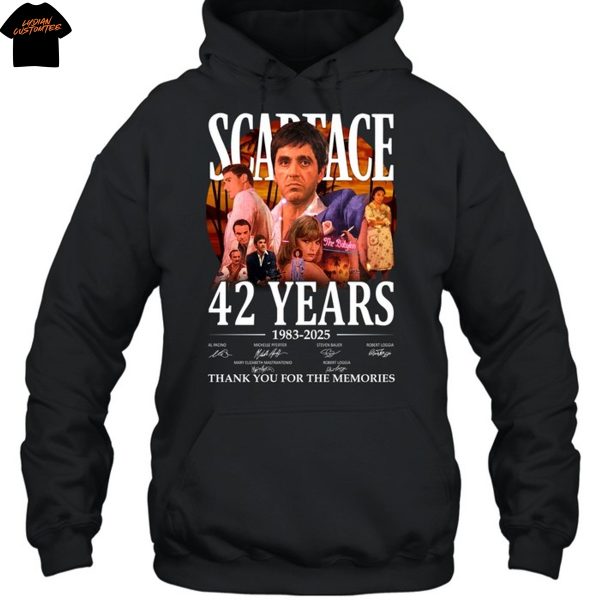 Scarface 42 Years 1983-2025 Signature Thank You For The Memories Unisex T-Shirt