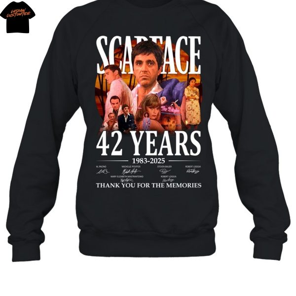 Scarface 42 Years 1983-2025 Signature Thank You For The Memories Unisex T-Shirt