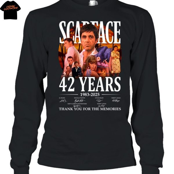 Scarface 42 Years 1983-2025 Signature Thank You For The Memories Unisex T-Shirt
