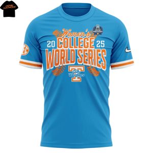 Tennessee Lady Volunteers 2025 NCAA Softball Womens College World Series 3D T-Shirt