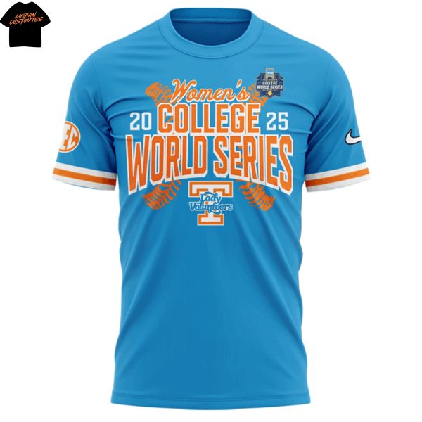 Tennessee Lady Volunteers 2025 NCAA Softball Womens College World Series 3D T-Shirt