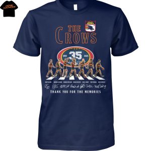 The Adelaide Crows 35 Years 1990-2025 Signature Thank You For The Memories Unisex T-Shirt