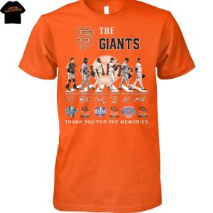 The San Francisco Giants Signature Thank You For The Memories Unisex T-Shirt