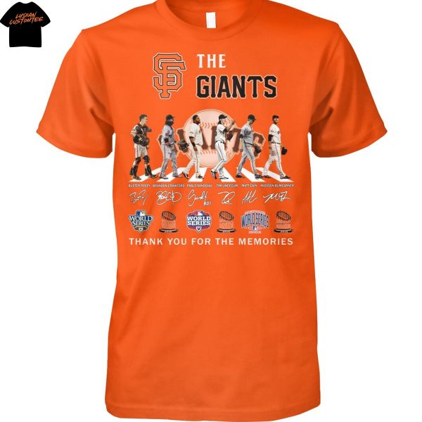 The San Francisco Giants Signature Thank You For The Memories Unisex T-Shirt