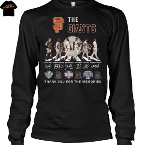 The San Francisco Giants Signature Thank You For The Memories Unisex T-Shirt