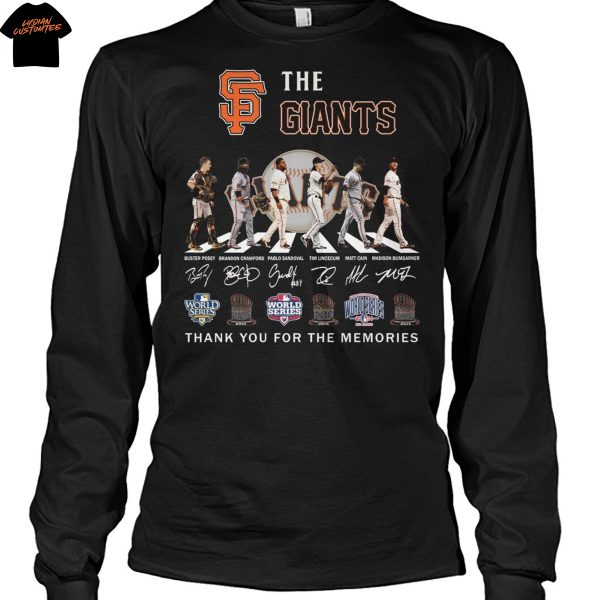 The San Francisco Giants Signature Thank You For The Memories Unisex T-Shirt