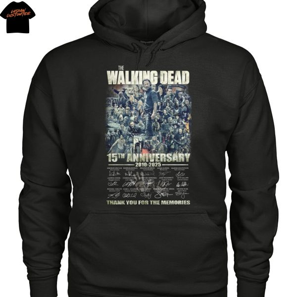 The Walking Dead 15th Anniversary 2010-2025 Signature Thank You For The Memories Unisex T-Shirt