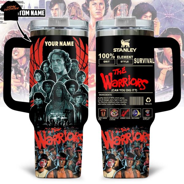 The Warriors Can You Dig It Tumbler With Handle And Straw