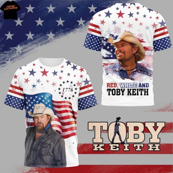 Toby Keith Red White And Toby Keith 1776 3D T-Shirt