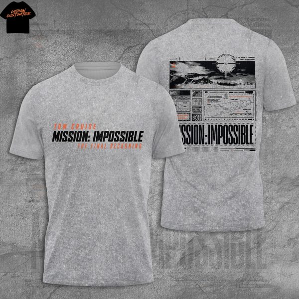 Tom Cruise Mission Impossible The Final Reckoning 3D T-Shirt