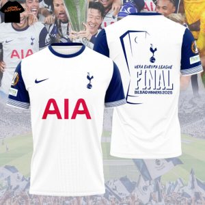 Tottenham Hotspur UEFA Europa League Final Champions 3D T-Shirt