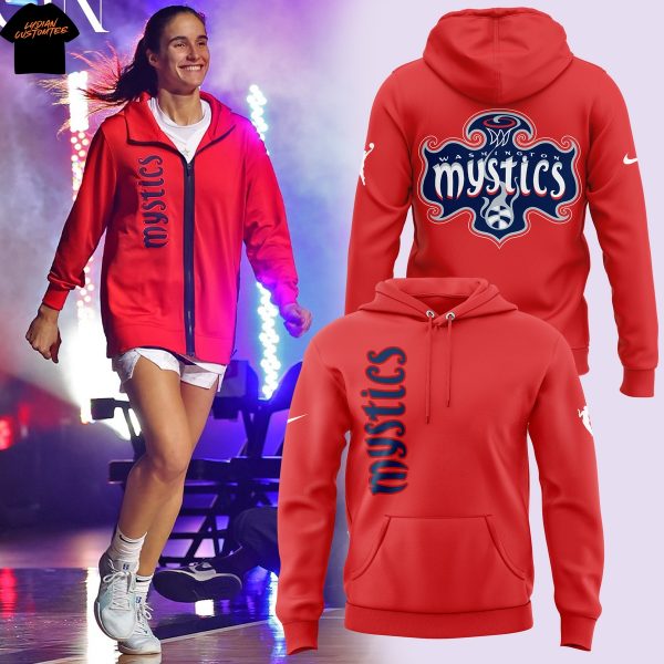 Washington Mystics Basketball Team 2025 Red Hoodie