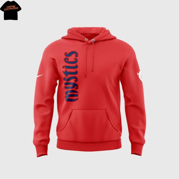 Washington Mystics Basketball Team 2025 Red Hoodie