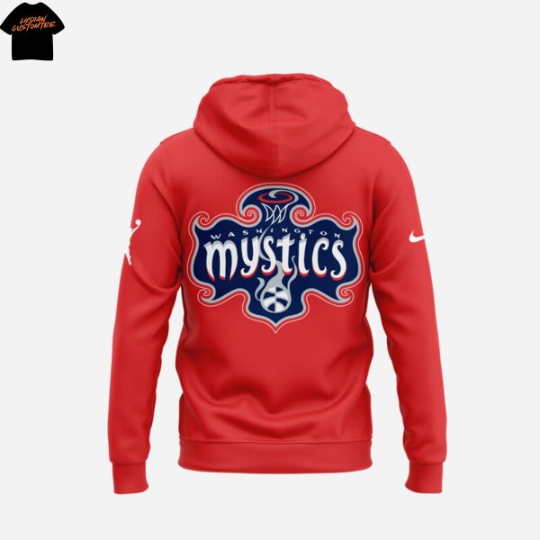 Washington Mystics Basketball Team 2025 Red Hoodie