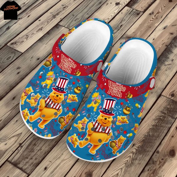 Winnie The Pooh Honey Bee Crocs – Blue