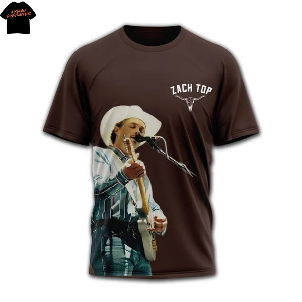 Zach Top Wish I Could Say I Miss You But You Know I Never Lie 3D T-Shirt